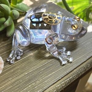 Hand Crafted Steampunk Lucky Frog !